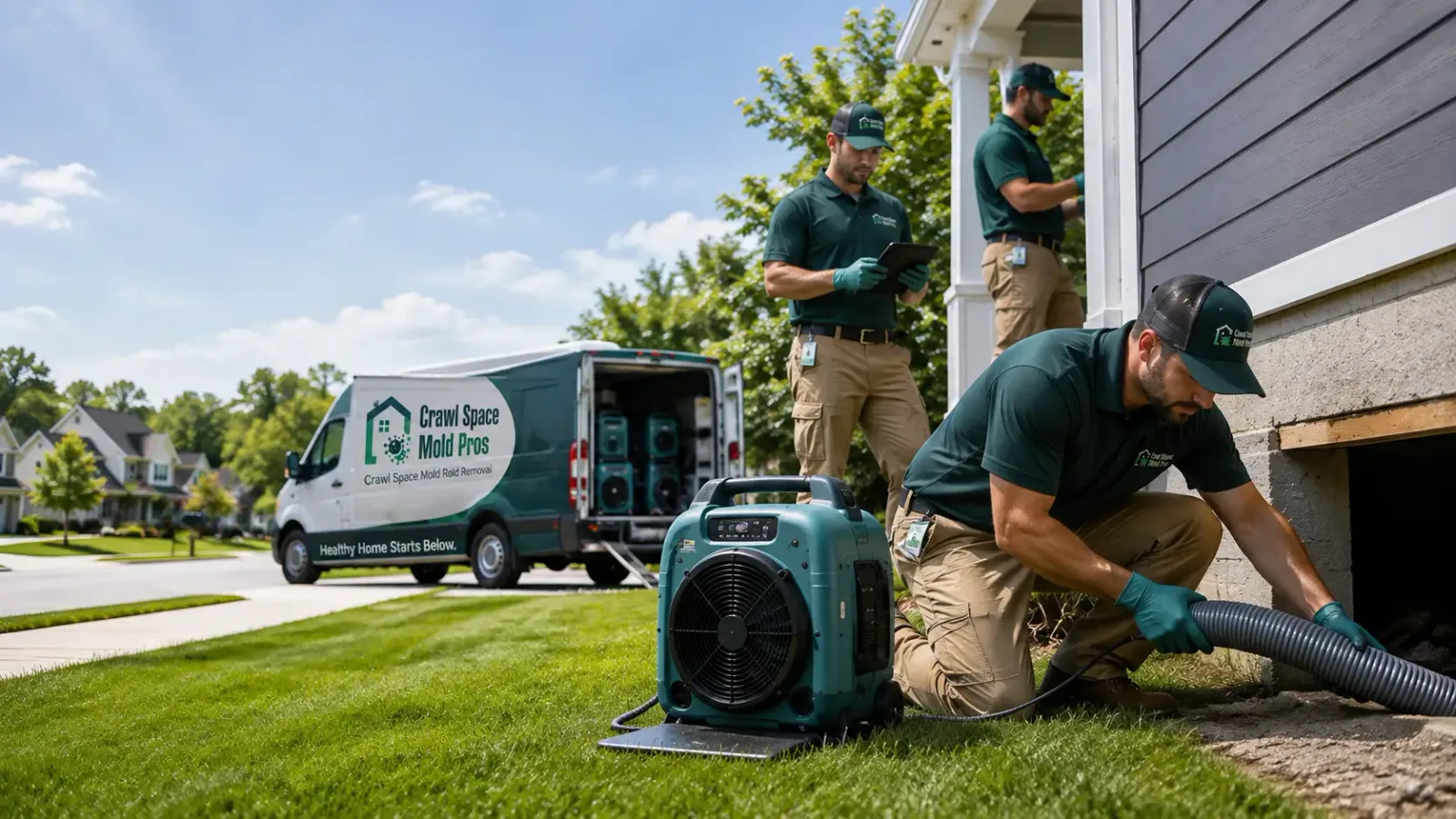 Crawl Space Mold Removal in Doylestown, OH